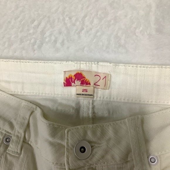 Forever 21 Jeans Lot Sz 25 White Grey Slim Skinny - Picture 4 of 13